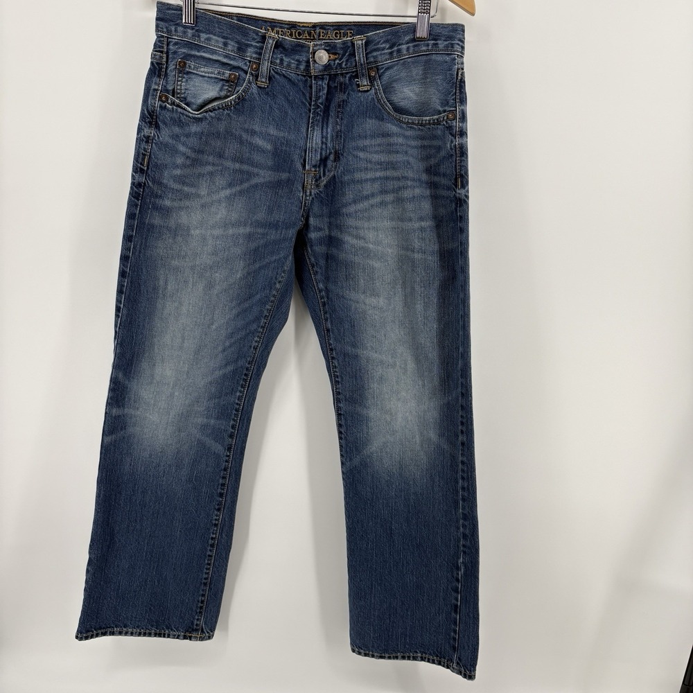 American‎ Eagle Outfitters Mens 31x30 Bootcut Jeans Blue